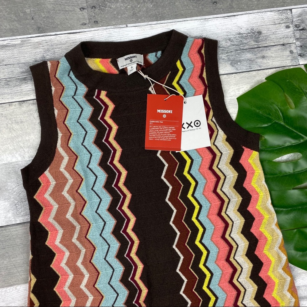 Missoni Target Ladies zig zag sweater knit dress - Picture 2 of 6